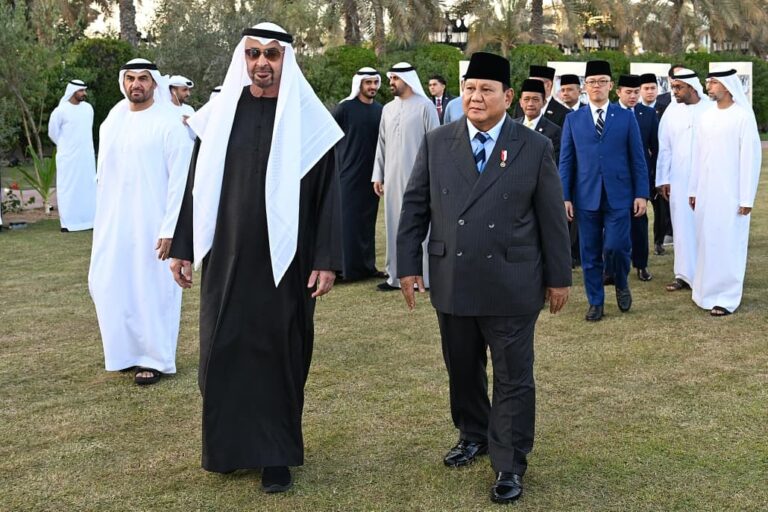 Presiden Prabowo dan MBZ Sepakati Langkah Baru Perkuat Kerja Sama IndonesiaUEA