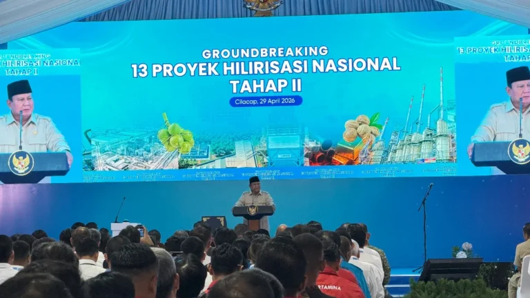 Peresmian 13 Proyek Hilirisasi Perkuat Ekosistem Industri Nasional