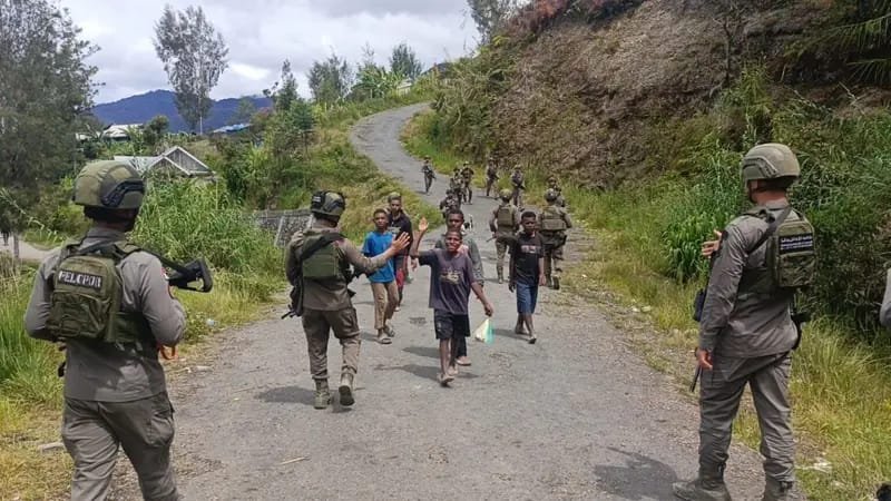 Sinergi Apkam dan Masyarakat Papua Perkuat Perlindungan Warga di Jila