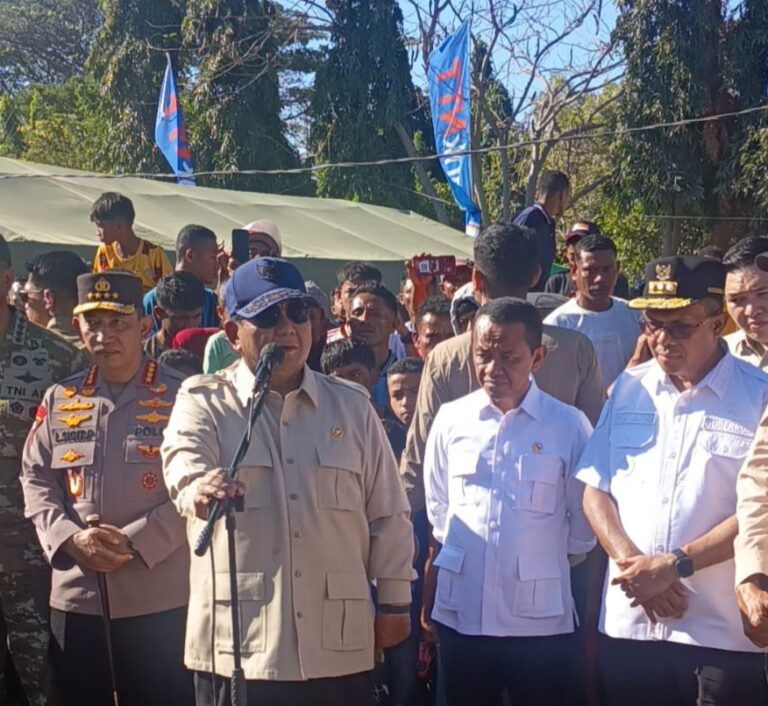 Kunjungan Presiden Prabowo Pastikan Penanganan Pasca Gempa NTT Optimal